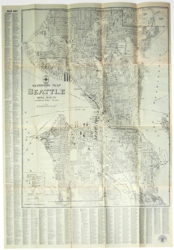 Seattle map 1930s